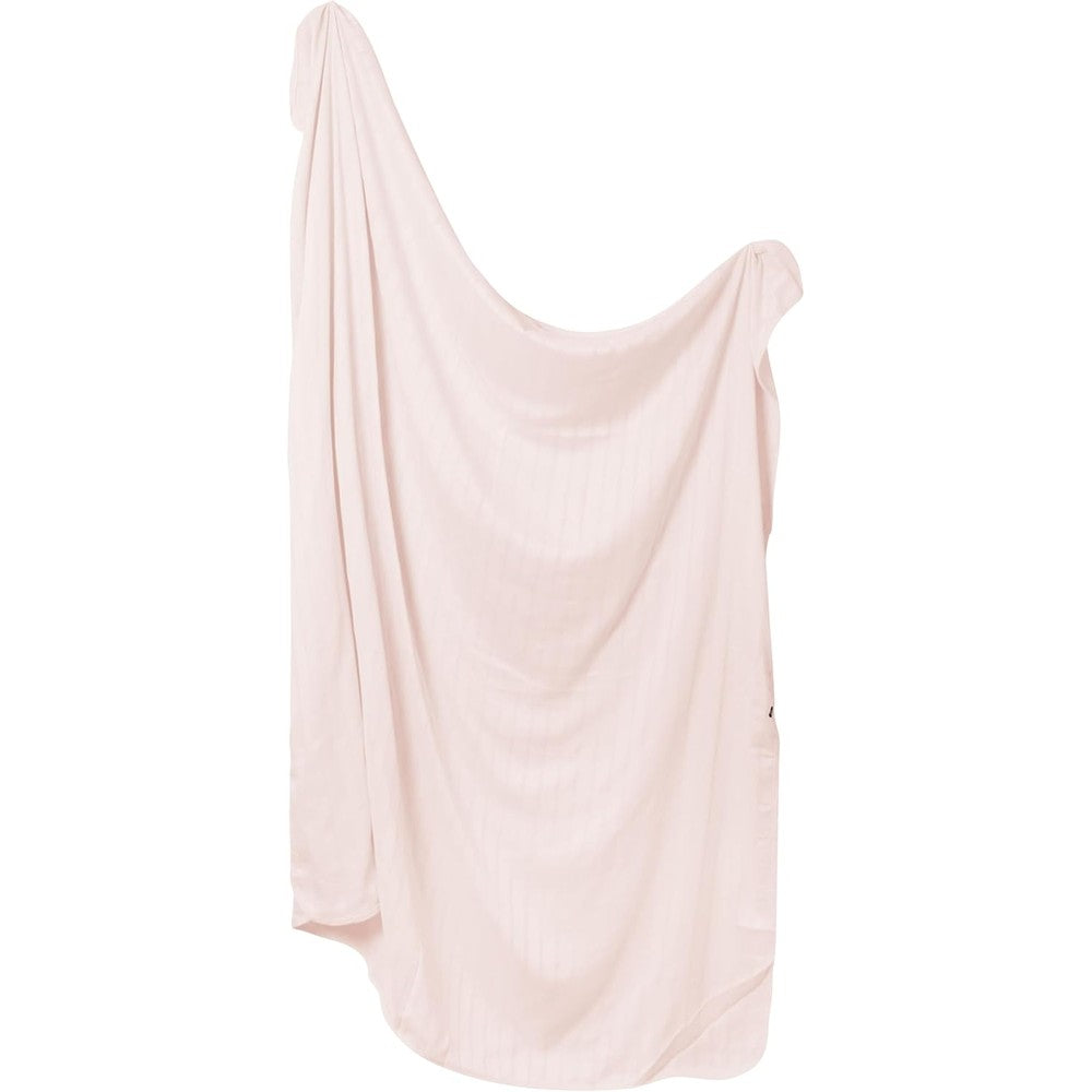 Kyte Baby Blush Bamboo Muslin Swaddle Blanket front view