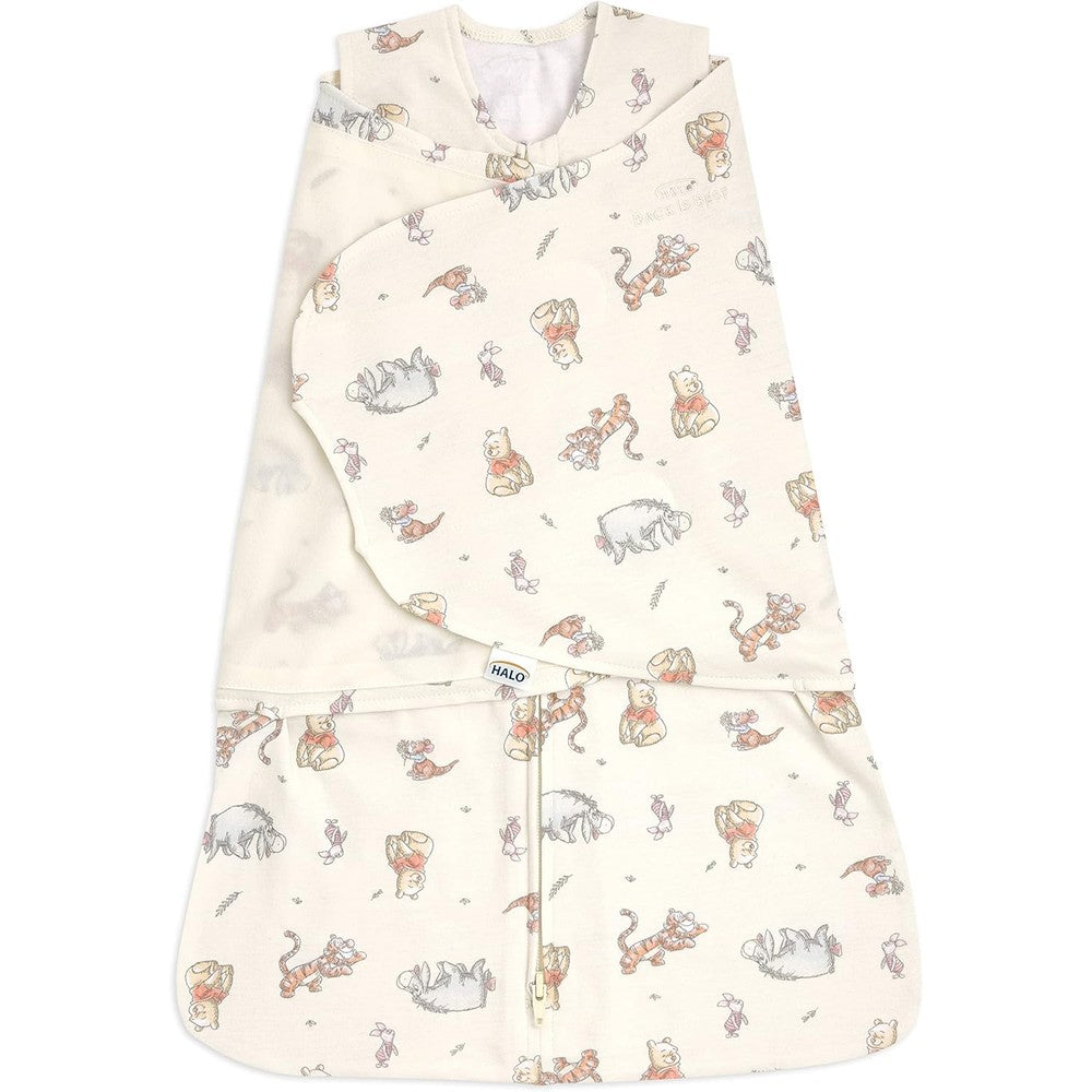 Halo Disney Baby Winnie Frolic Sleepsack Swaddle front view