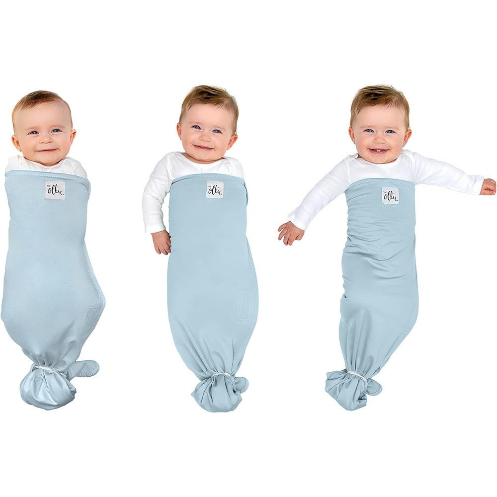The Ollie Swaddle adjustable newborn wrap front view
