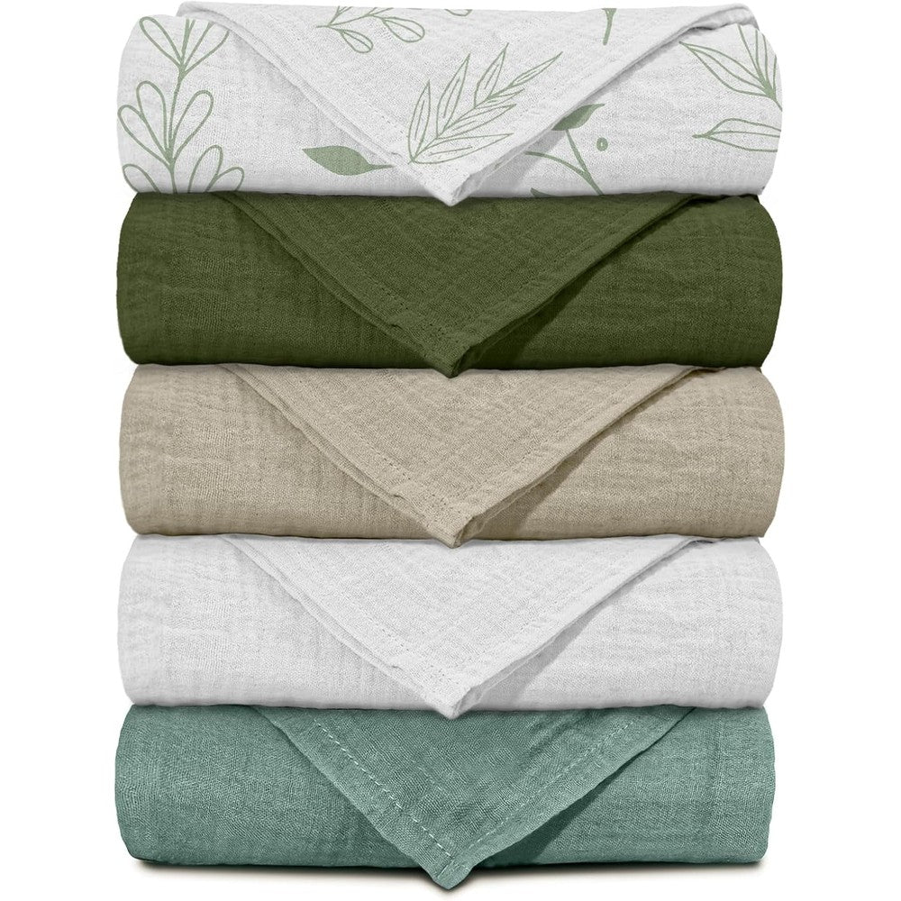 Lyrichom Baby muslin receiving blankets front view