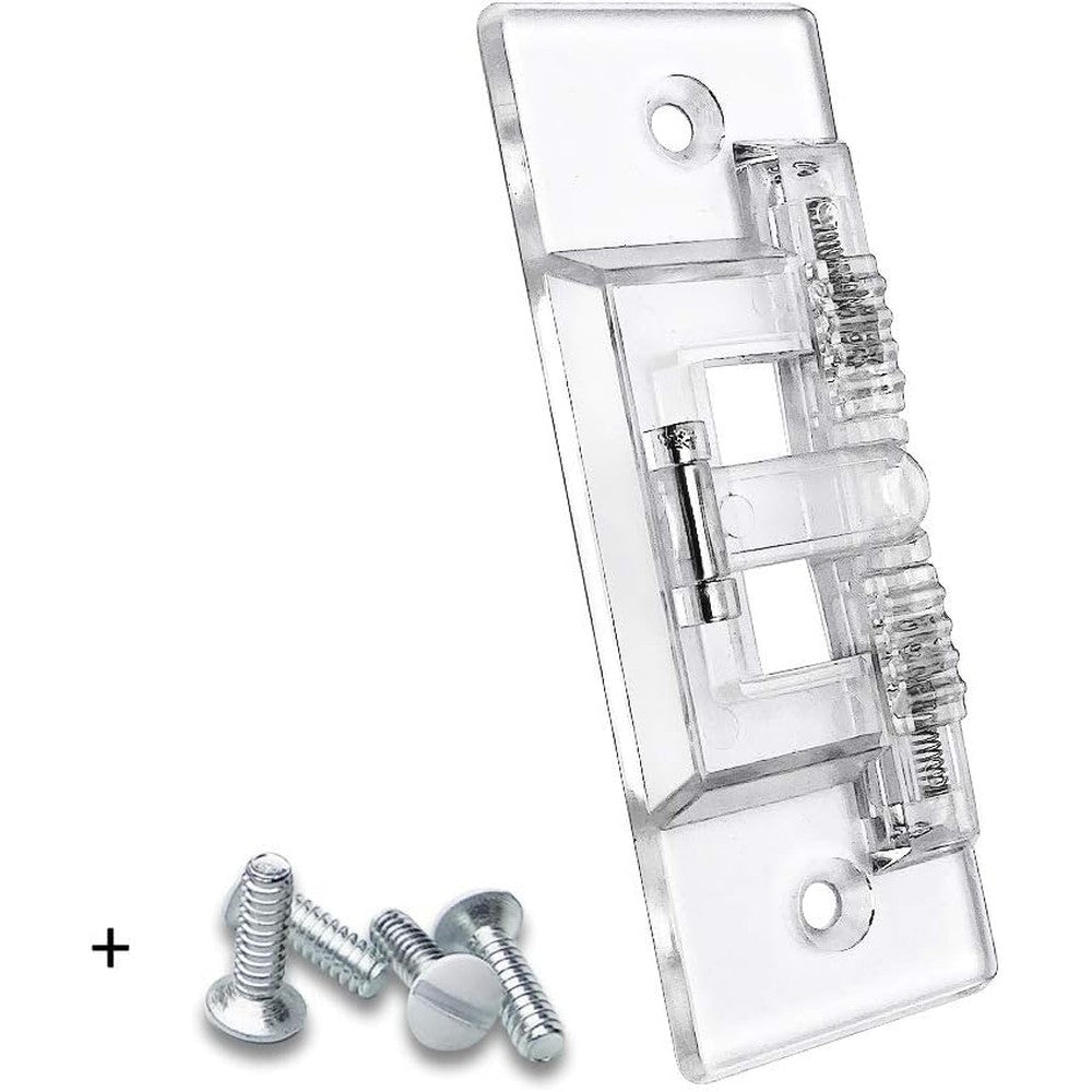 ILIVABLE Light Switch Guard front view on a white toggle switch plate.
