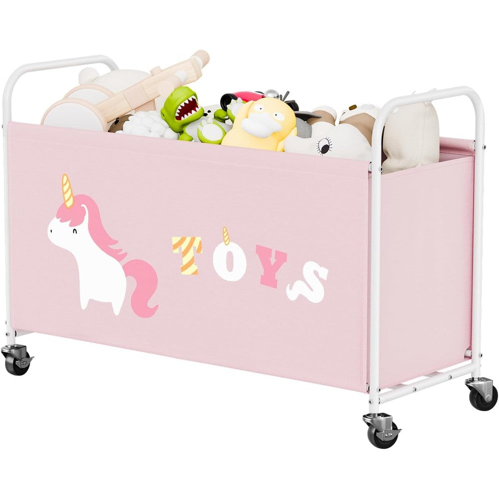 GRANNY SAYS extra large toy chest storage box front view pink nursery organizer bin