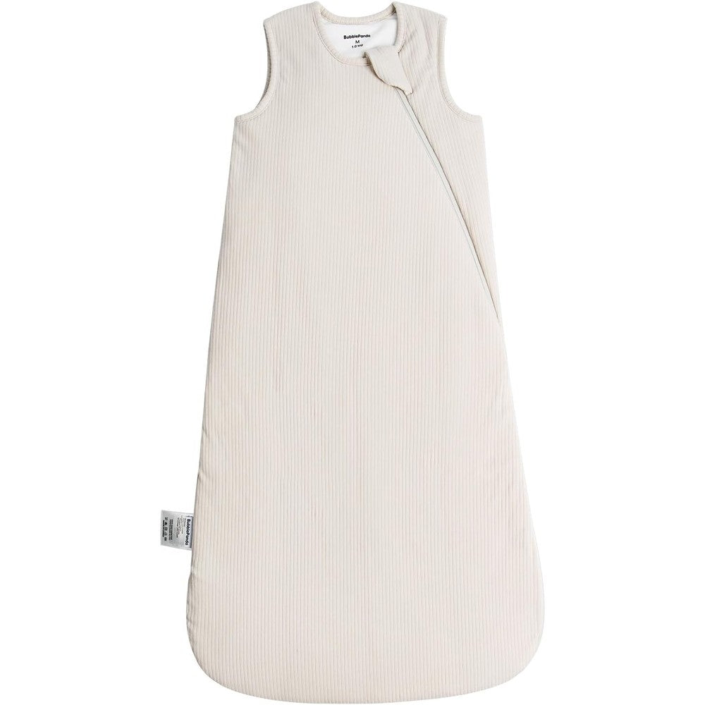 BubblePanda bamboo sleep sack oat front view
