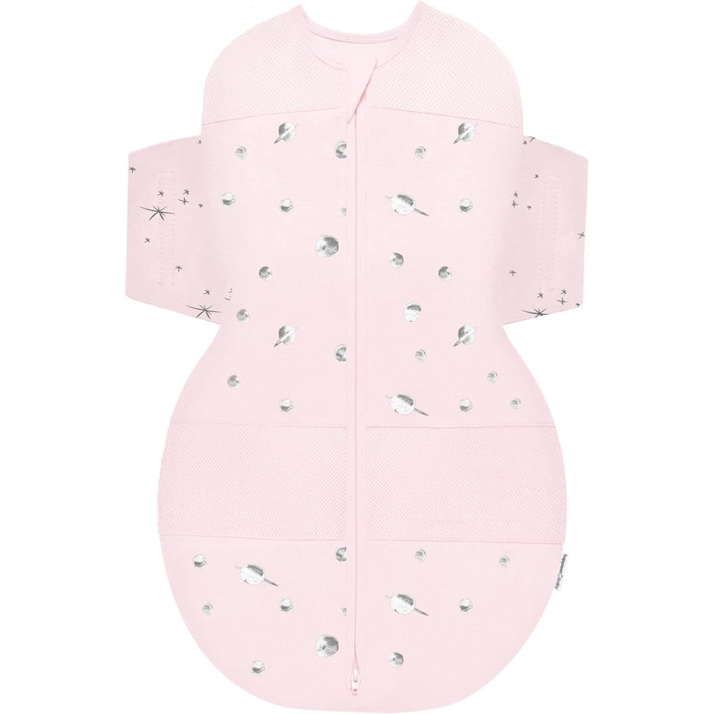 Happiest Baby SNOO Sleep Sack Rose Planets front view