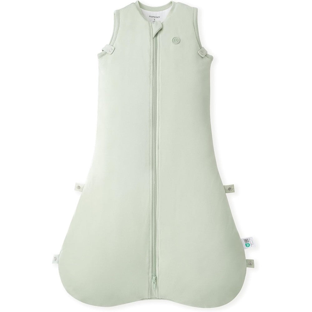 Momcozy Sleep Sack for 6-12 Months babies in green front view