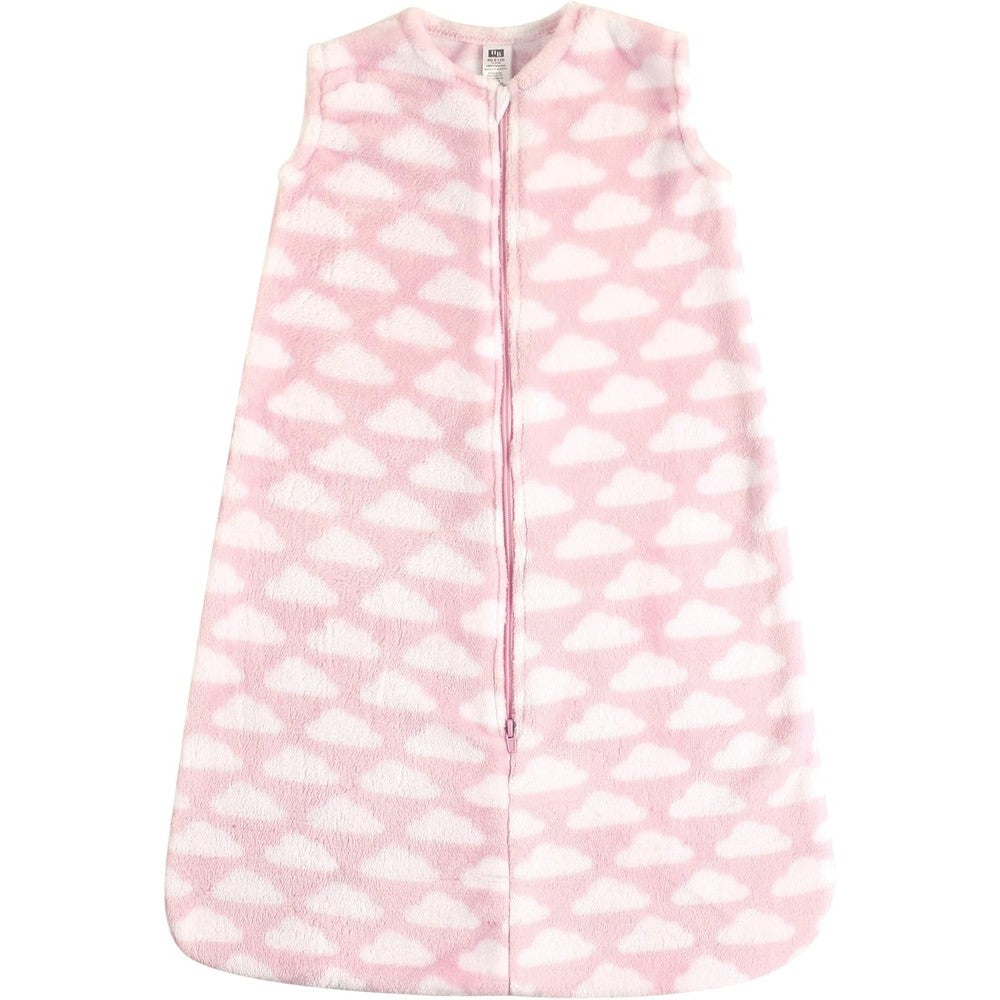 Hudson Baby unisex plush sleeping bag front view for infants
