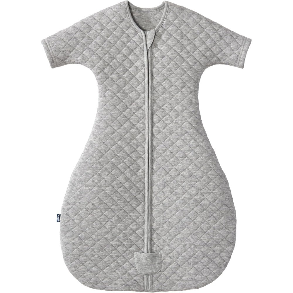 Halo Easy Transition SleepSack heather grey front view