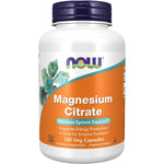 NOW Foods Magnesium Citrate For Enzyme Function And Nervous System Support 133 Milligrams 120 Vegetarian Capsules