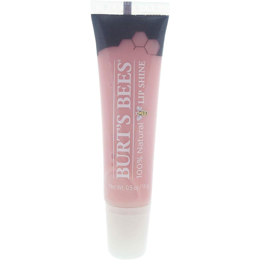 Burt's Bees 100 Percent Natural Moisturizing Lip Shine Whisper 010 Sheer Pink Gloss 0.5 Ounce