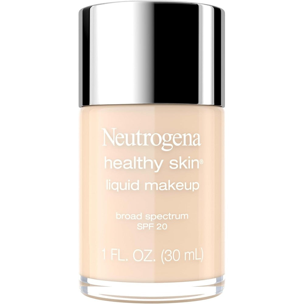 Neutrogena Healthy Skin Liquid Makeup Foundation With Broad Spectrum SPF 20 Sunscreen Classic Ivory 1 Fluid Ounce