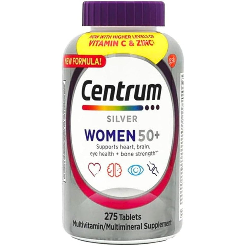 Centrum Silver Women 50 Plus Multivitamin And Multimineral Supplement 275 Tablets Imported From USA