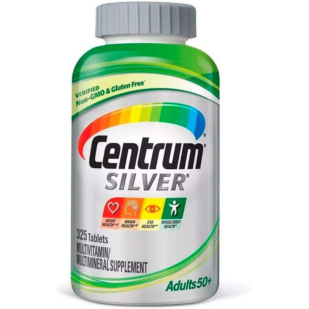 Golden Health Thrive Centrum Silver Adults 50 Plus Multivitamin Multimineral Supplement 325 Tablets