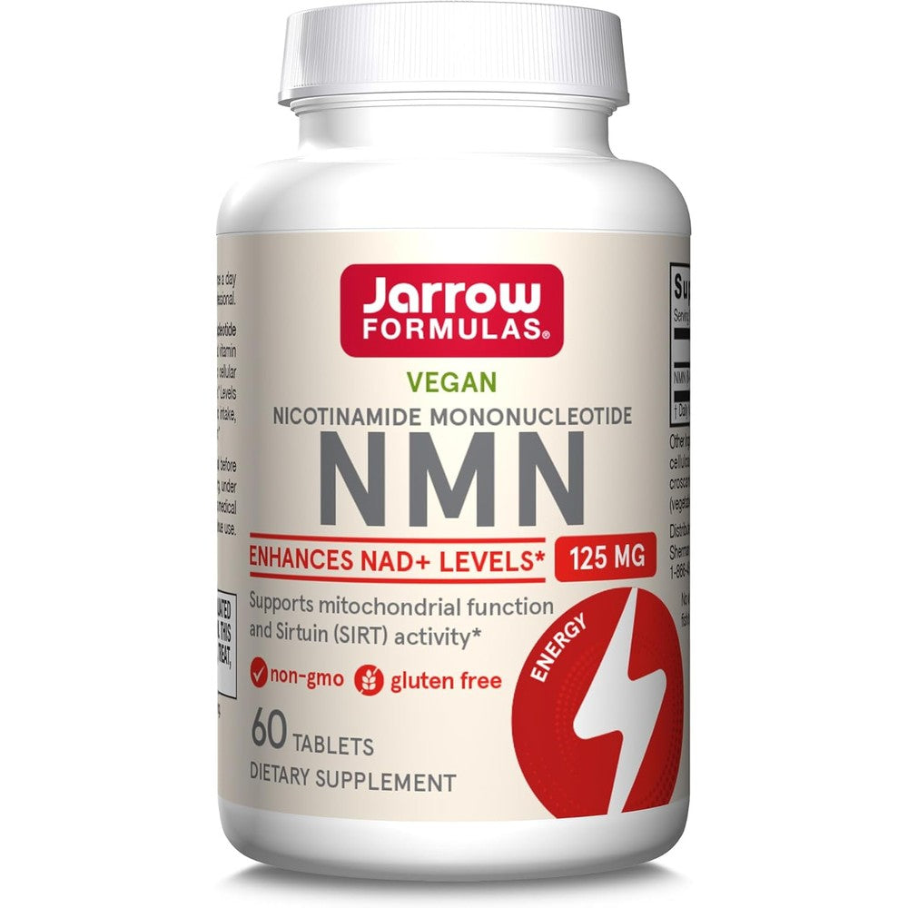 Jarrow Formulas NMN 60 tablets front packaging view authentic imported supplement