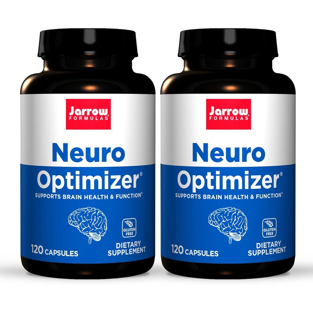 Jarrow Formulas Neuro Optimizer Brain Health Support Supplement 120 Capsules Pack Of 2