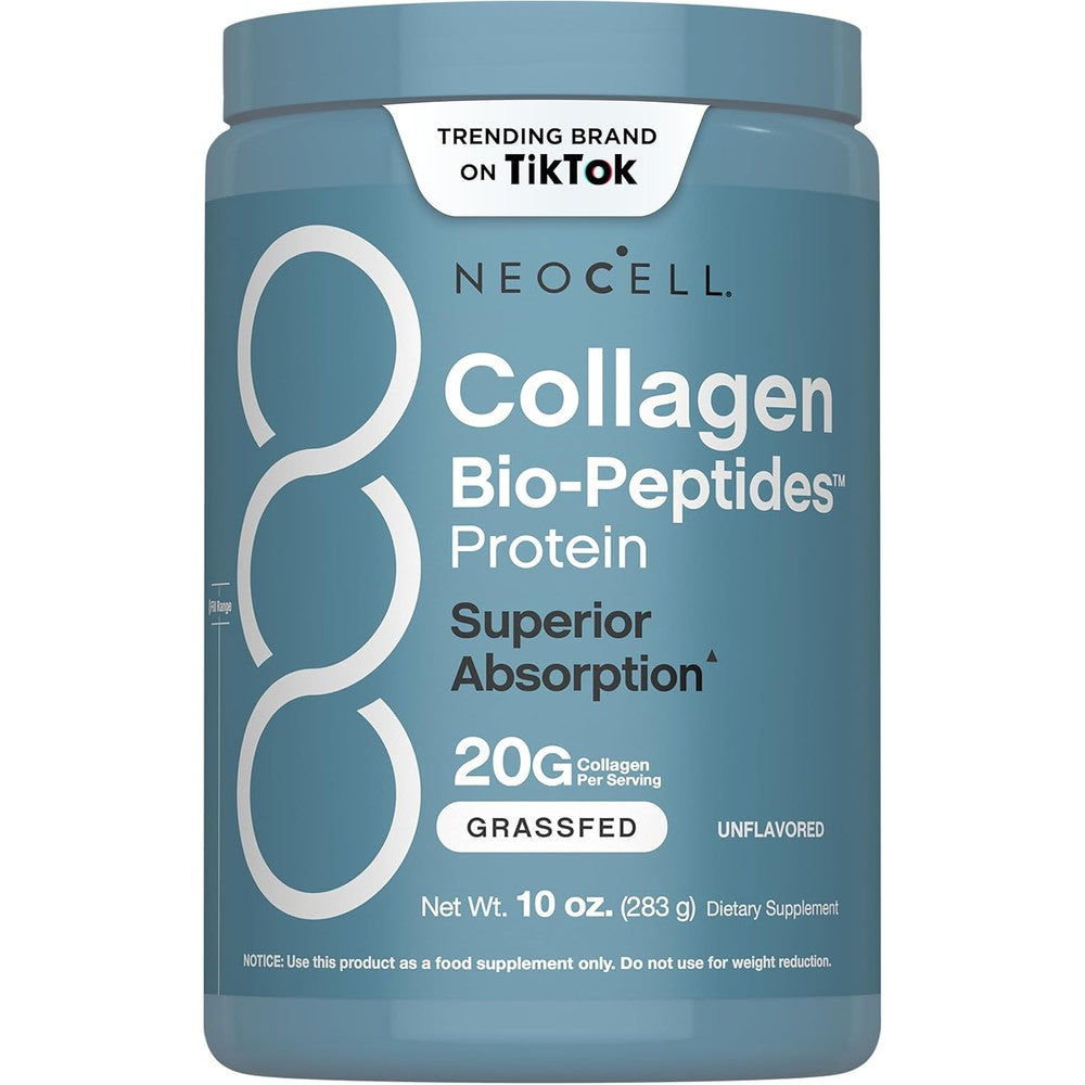 NeoCell Collagen Bio Peptides Powder front view authentic imported supplement container
