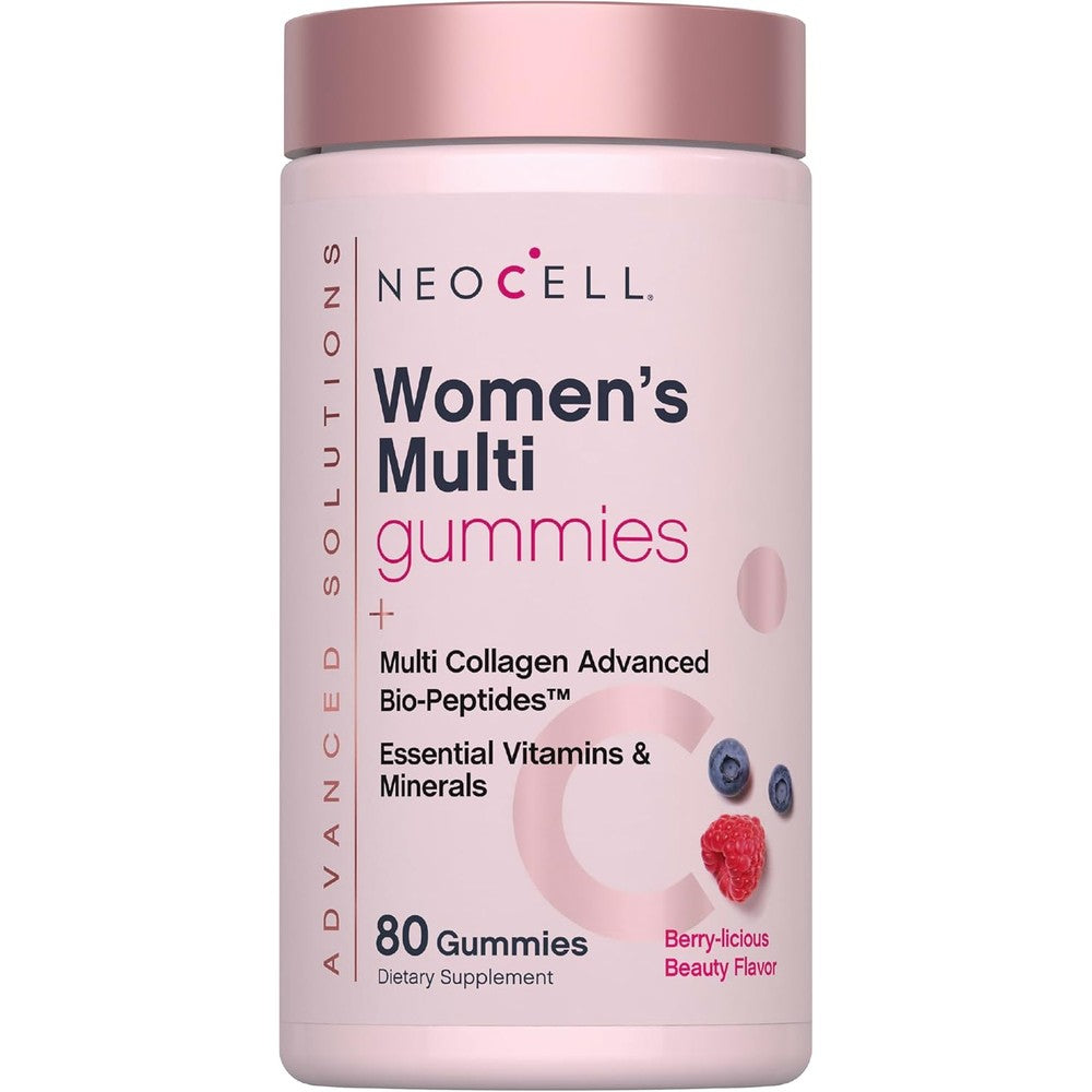 NeoCell Women's Multivitamin Gummy 80 Gummies bottle front view