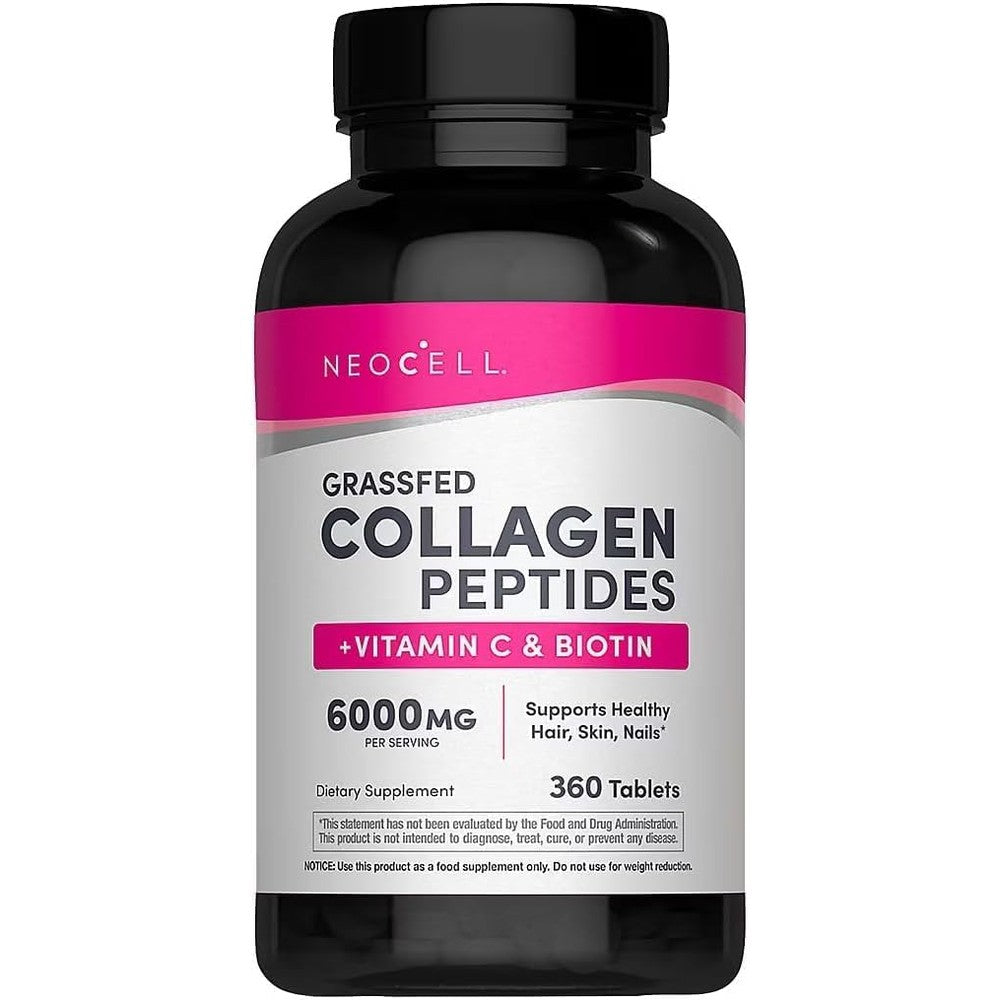 NeoCell Super Collagen Plus Vitamin C twin pack front bottle view for daily skincare routine