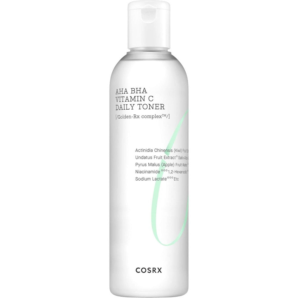 COSRX ABC Daily Toner 280ml front view bottle showcasing the Korean exfoliating skincare packaging.