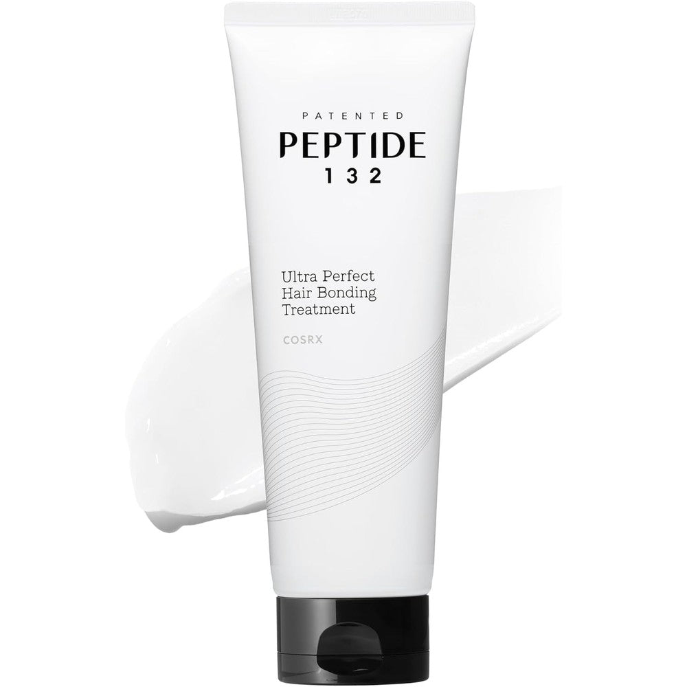 COSRX Peptide 132 Hair Bonding Repair Treatment 8.11 fluid ounce front view showing product packaging.