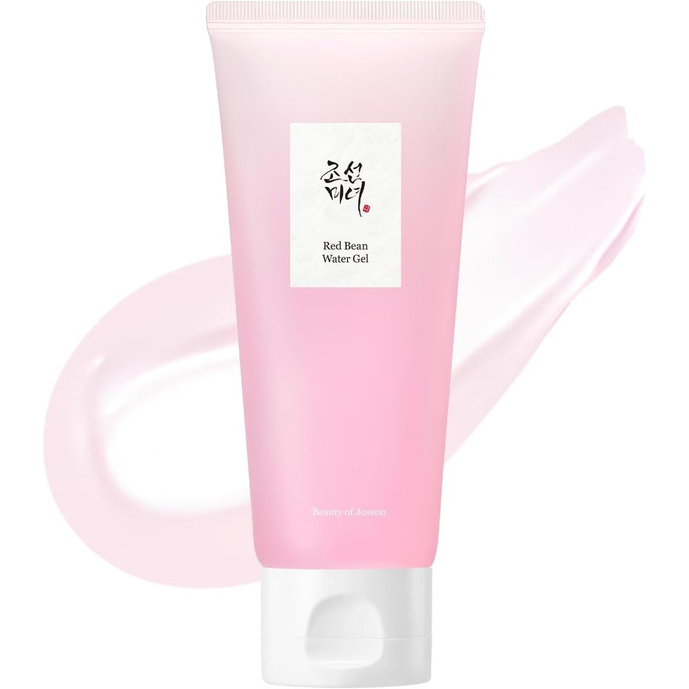Beauty of Joseon Red Bean Water Gel front view of pink tube package