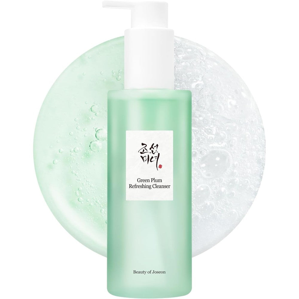 Beauty of Joseon Green Plum Refreshing Cleanser front view bottle for daily facial cleansing