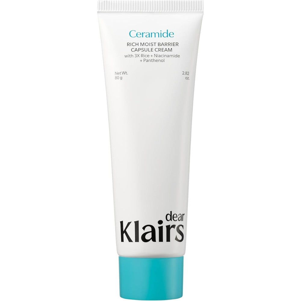 Dear Klairs Rich Moist Barrier Capsule Cream 80 Grams Intensive Skin Barrier Repair Moisturizer With Ceramide And Rice Complex - Image 1