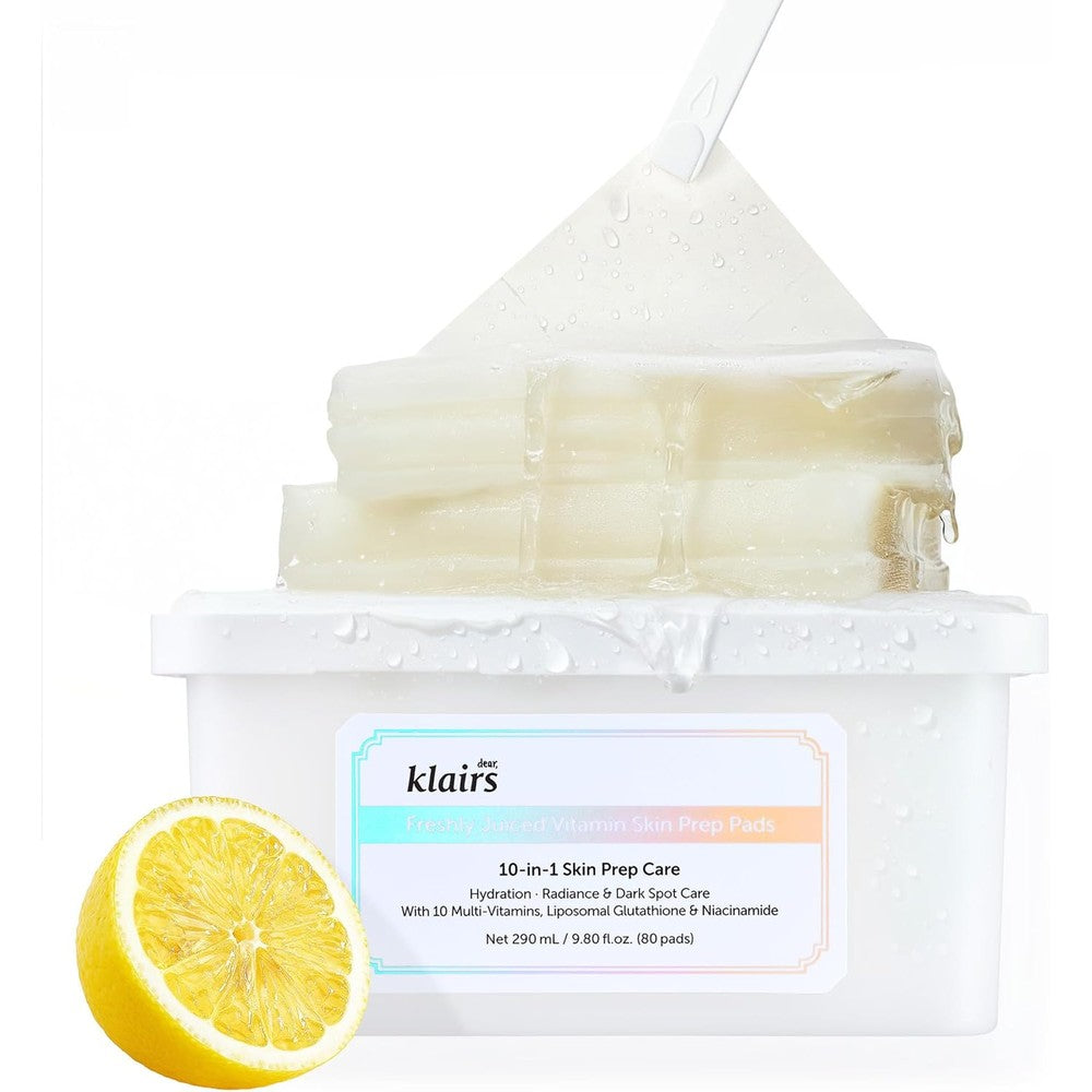 Dear Klairs Freshly Juiced Vitamin Skin Prep Pads front packaging