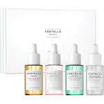 SKIN1004 Madagascar Centella Ampoule Kit front view showcasing four mini serum bottles