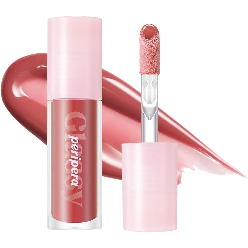 Peripera Ink Glasting Lip Gloss in All That Berry front view high shine makeup