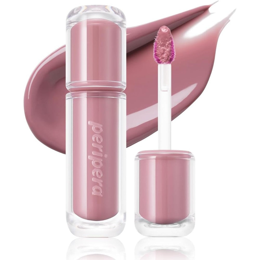 Peripera Ink Mood Glowy Tint 12 Campus Queen front view showing the clear packaging.