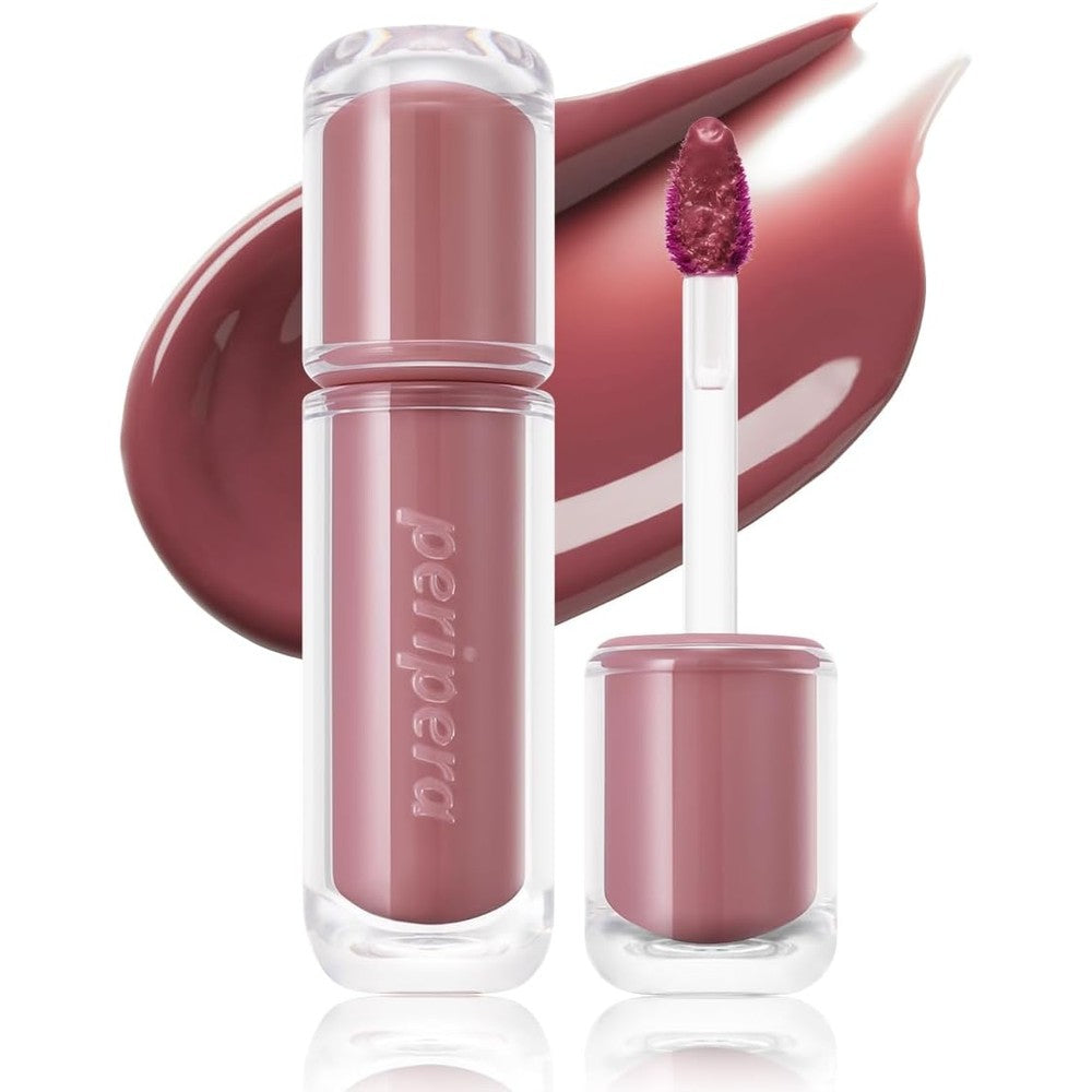 Peripera Ink Mood Glowy Tint 16 Rose Pick front view bottle with applicator