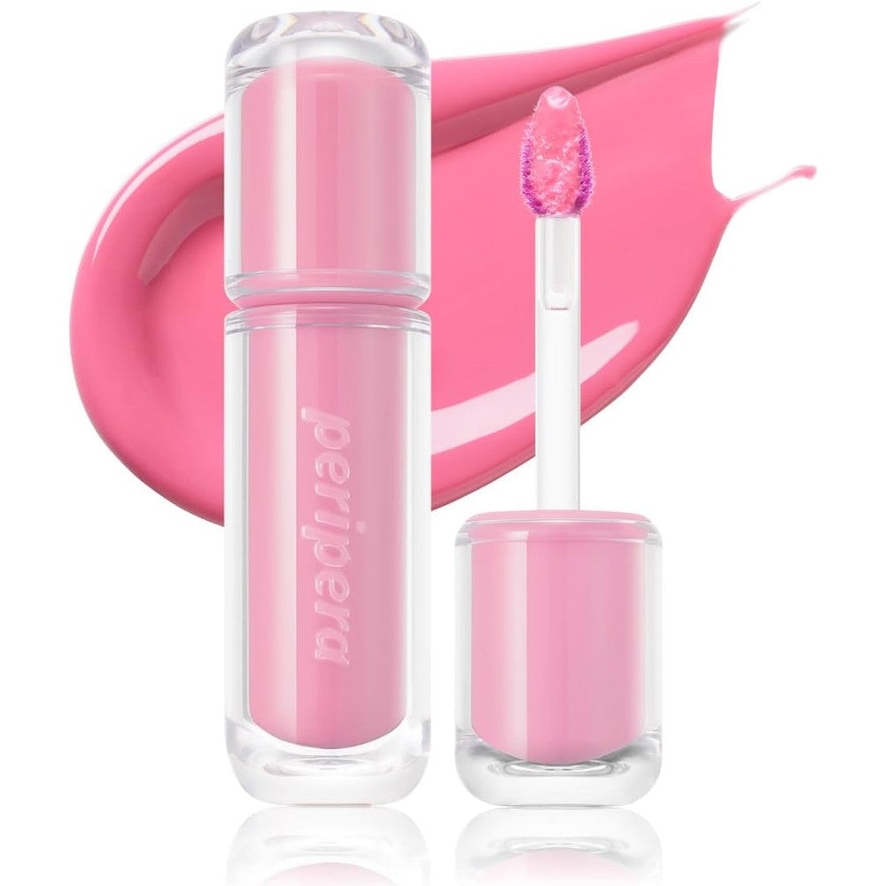 Peripera Mood Glowy Tint 05 Baby Fairy front view showing the glossy packaging.