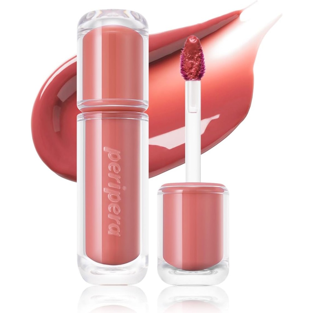 Peripera Ink Mood Glowy Lip Tint front view featuring the authentic Korean gloss packaging.