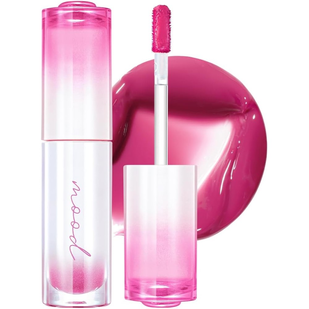 Peripera Ink Mood Glowy Tint front view showcasing the glossy liquid lipstick bottle.