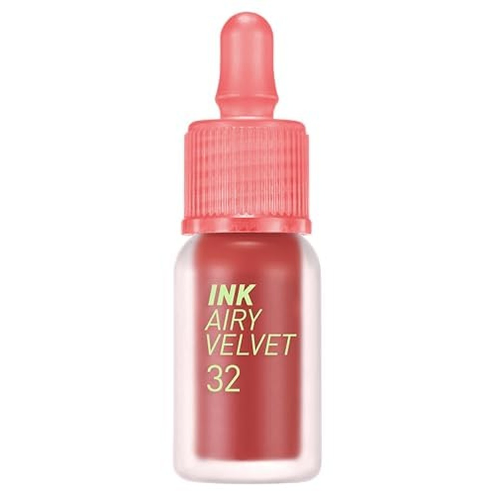 Peripera Ink Airy Velvet Lip Tint 032 Reddish Rose front view packaging