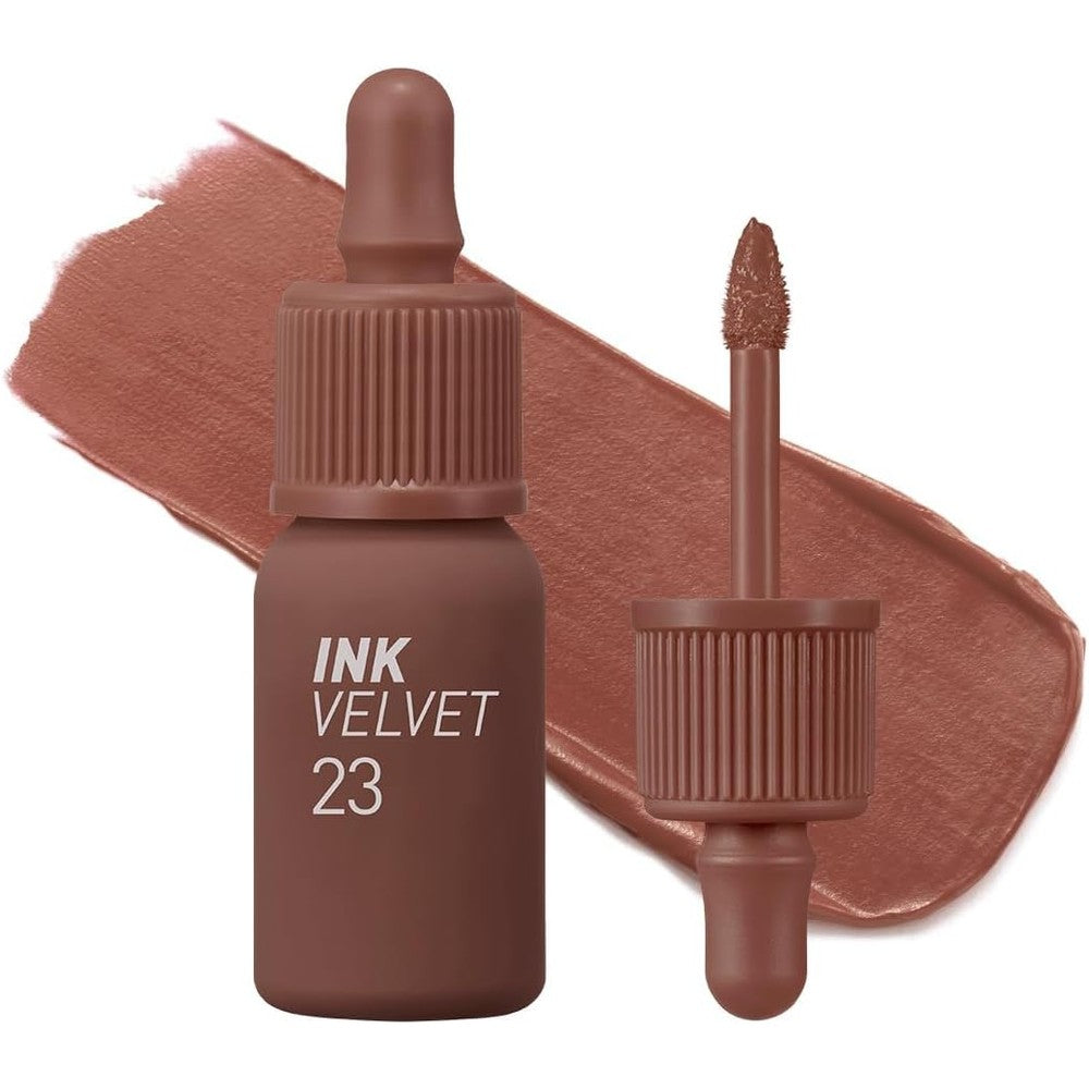 Peripera Ink the Velvet Lip Tint front view bottle in shade Nutty Nude