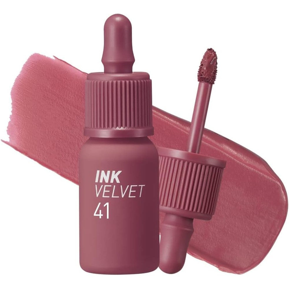 Peripera Ink the Velvet Lip Tint 041 Cool Off Rosy front view packaging