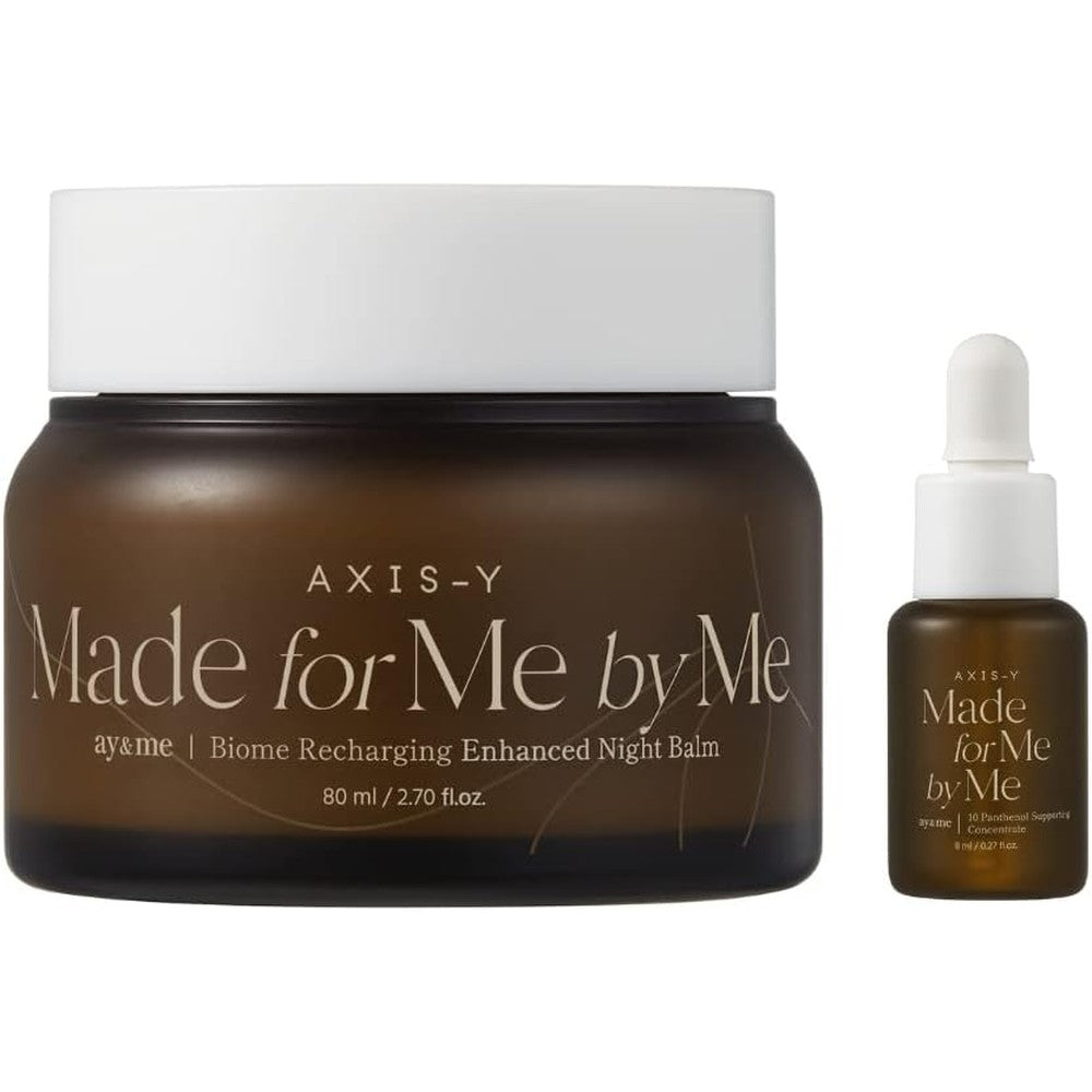 AXIS-Y Biome Recharging Night Renewal Set front view authentic Korean skincare