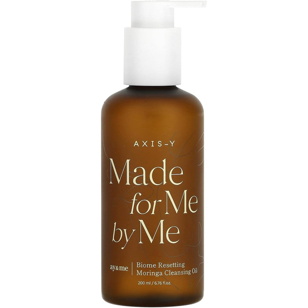 Axis-Y Biome Resetting Moringa Cleansing Oil front view premium Korean skincare cleanser