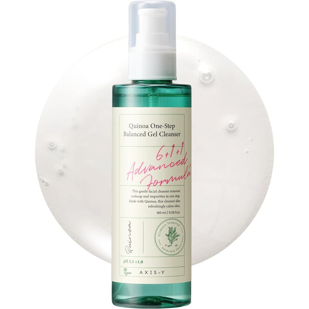 AXIS-Y Quinoa One Step Balanced Gel Cleanser front view authentic Korean face wash