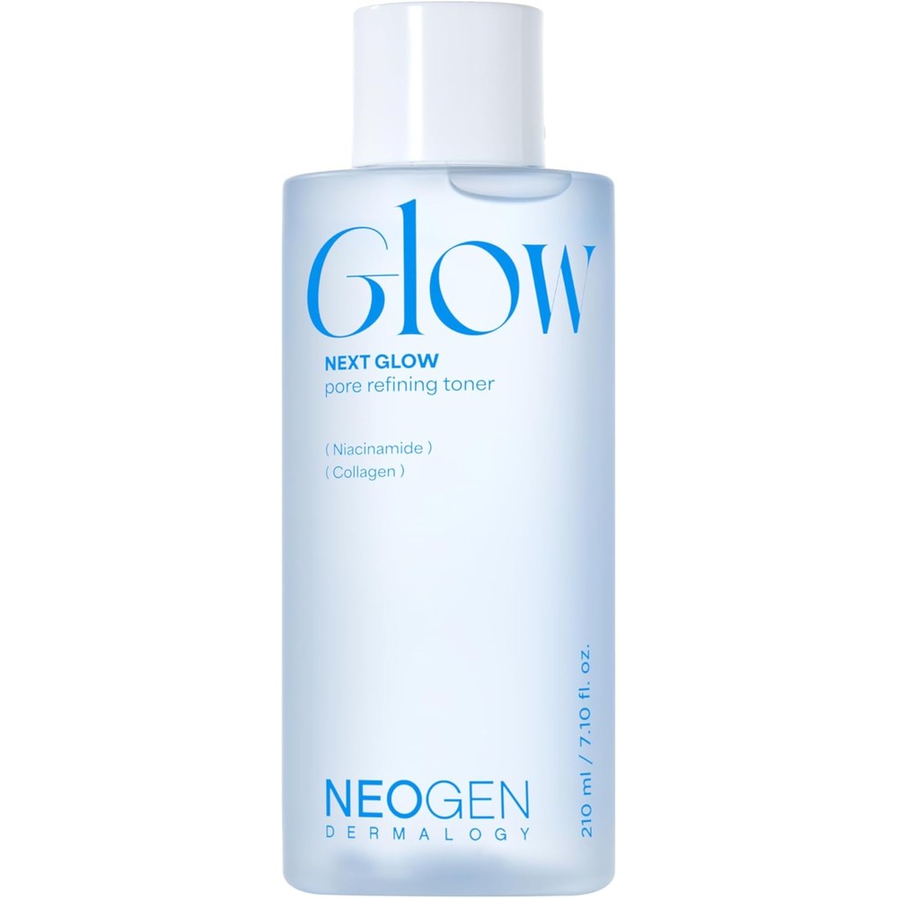 Neogen Dermalogy Next Glow Pore Refining Toner front view bottle for glass skin care
