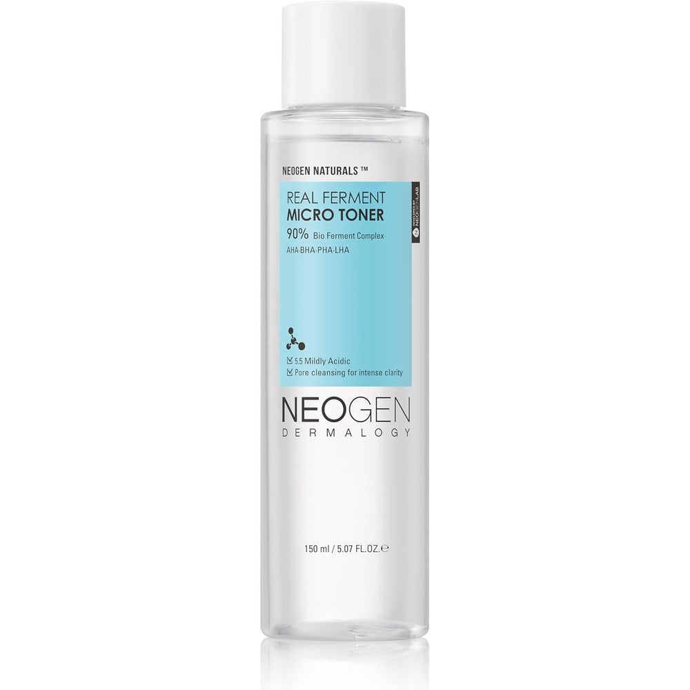Neogen Dermalogy Real Ferment Micro Toner front view bottle for hydrating skincare routine