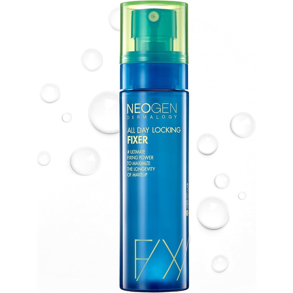 DERMALOGY by NEOGENLAB All Day Makeup Setting Spray front view bottle for long lasting cosmetic wear