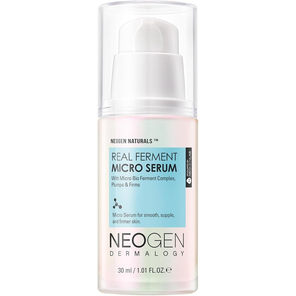 Neogen Dermalogy Real Ferment Micro Serum 30ml front view bottle for intense skin hydration.
