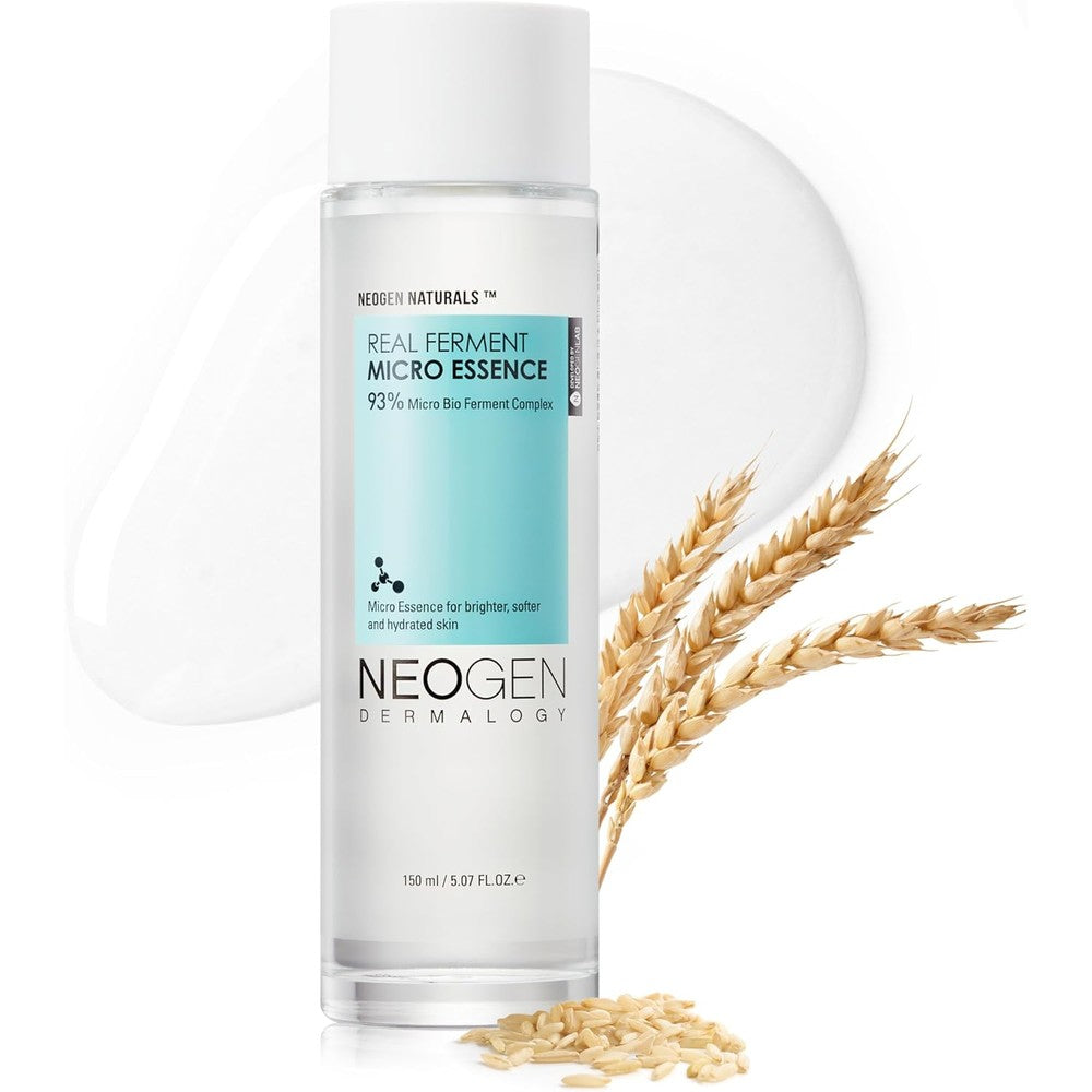DERMALOGY by NEOGENLAB Real Ferment Micro Essence 150ml bottle front view for hydrating Korean skincare routine