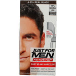 Just For Men Autostop Comb In Hair Color Real Black A55 Permanent Gray Coverage For Men