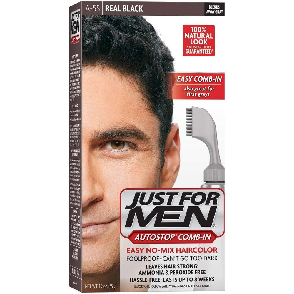 Just For Men Autostop Real Black front view packaging