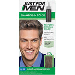 Just For Men Shampoo In Haircolor Light Medium Brown Shade Number 3 Ammonia Free Formula For Men Pack Of 1 Count Authentic USA Imported Product