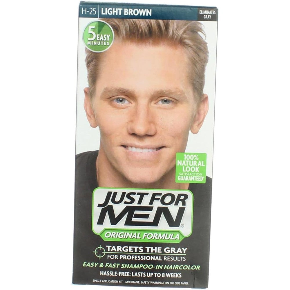 Just For Men Shampoo-In Hair Color Light Brown front view
