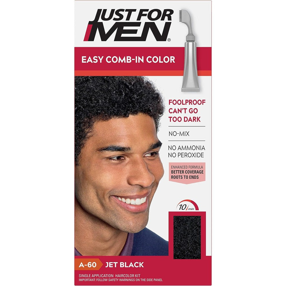 Just for Men Color Application Kit Jet Black A-60 front view pack